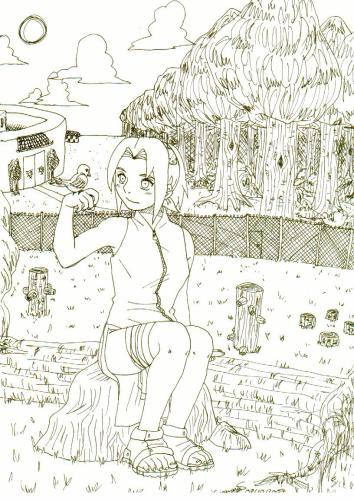 Croquis de android18 (2)